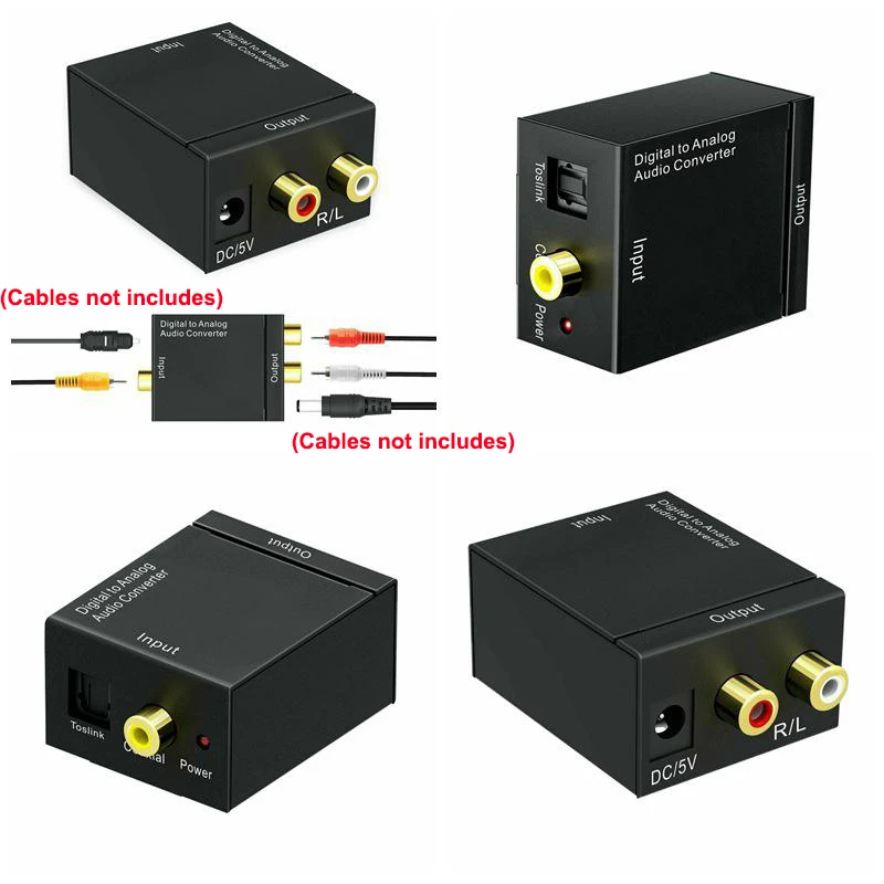 Цифровой оптический адаптер EastVita HD1080P для коаксиального оптоволокна Toslink SPDIF