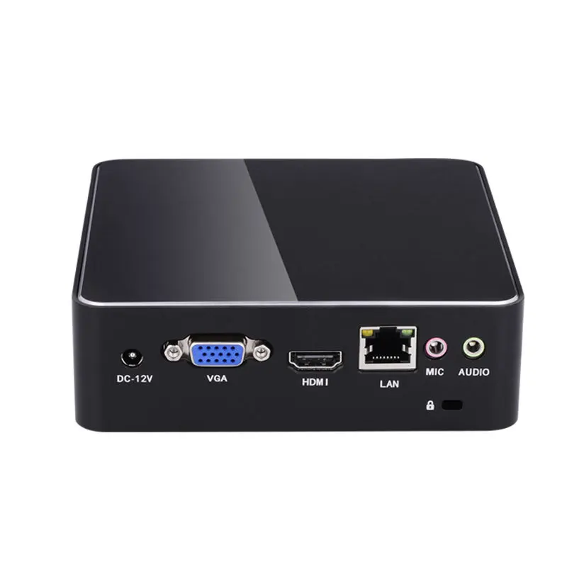 Intel Core i5 5200U вентилятор двухъядерный мини ПК Windows 10 неттоп 4K HTPC тонкий клиент
