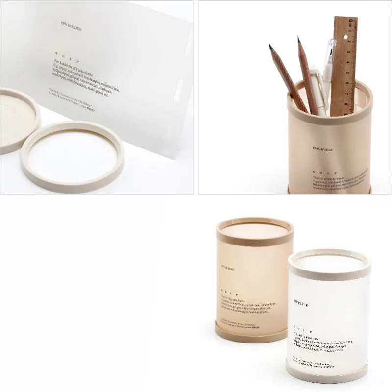 Держатель для ручек креативный съемный цилиндрический Настольный ящик хранения