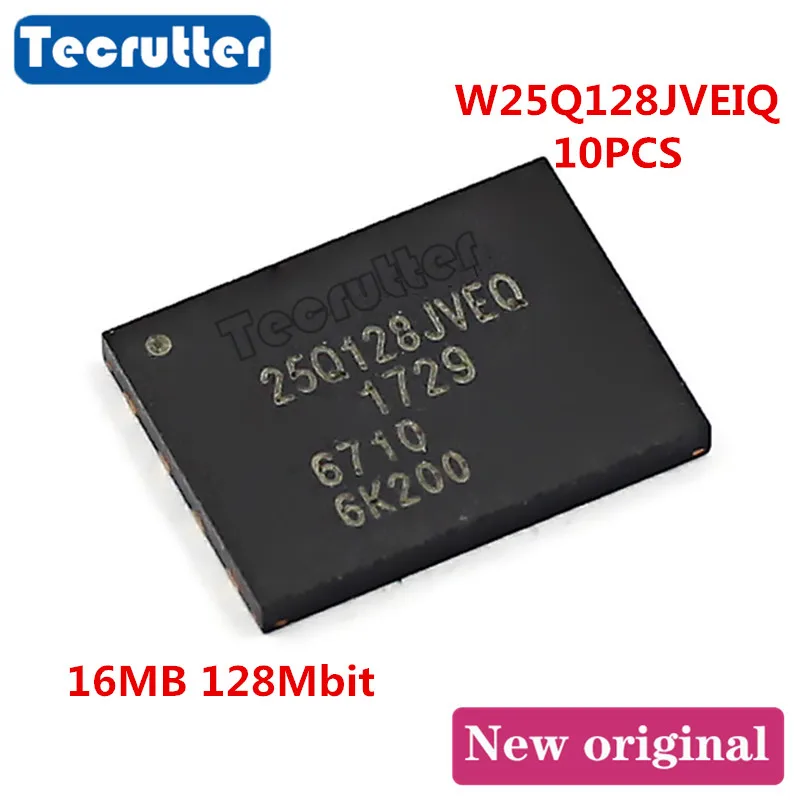 10 шт. W25Q128JVEIQ 25Q128JVEQ WSON8 8x6 16 Мб 128 Мбит 25Q128 SPI FLASH|Запасные части| |