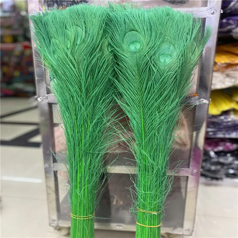 

Новые 100 шт./лот высокое качество павлиньими перьями, на рост 80-90 см Ремесло Свадебные аксессуары, ювелирные свадебные вечерние для художественного оформления ногтей, ручная работа Шлейфы