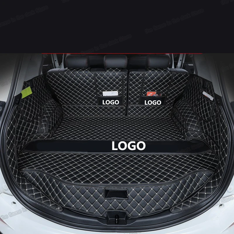 Коврик для багажника из волоконной кожи Lsrtw2017 Toyota Rav4 2013 2014 2015 Xa40 | Автомобили и