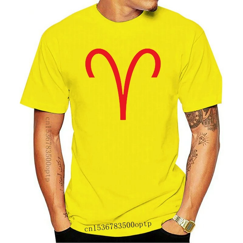 

New 2021 Fashion Men T shirt Zodiac Aries Astrology Symbol Homestuck Troll Cosplay Shirt
