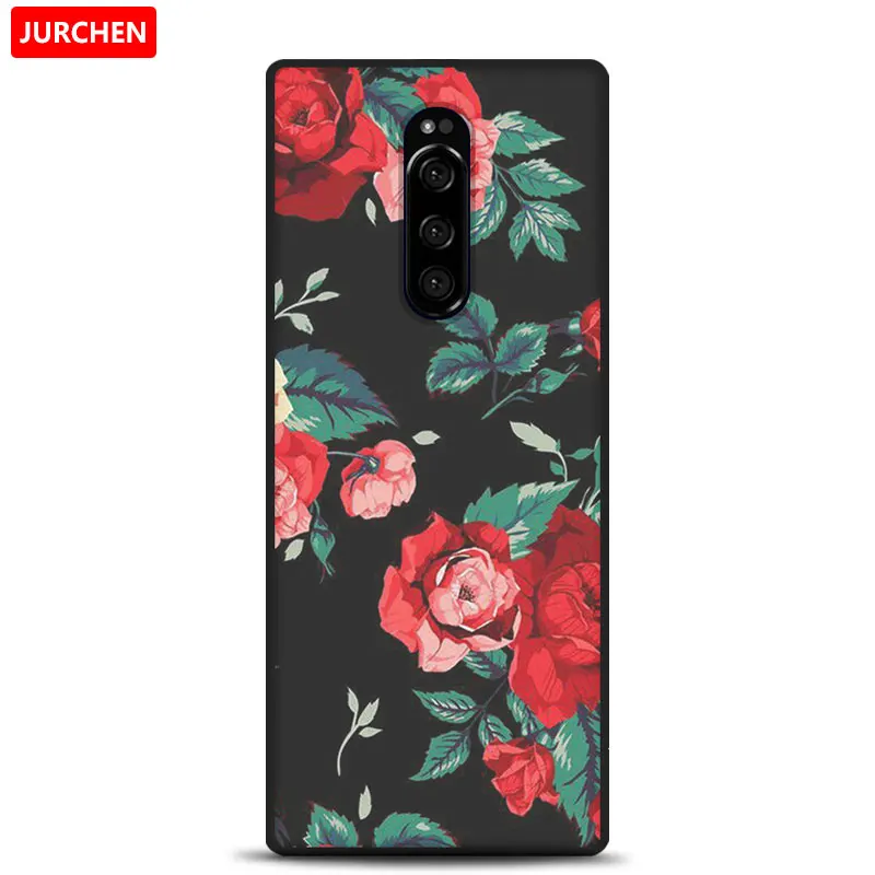 20 Чехол jurchen для sony Xperia 1, чехол для Xperia One, милый мультяшный Мягкий силиконовый чехол из ТПУ для sony Xperia1 sony 1, чехол - Цвет: 20