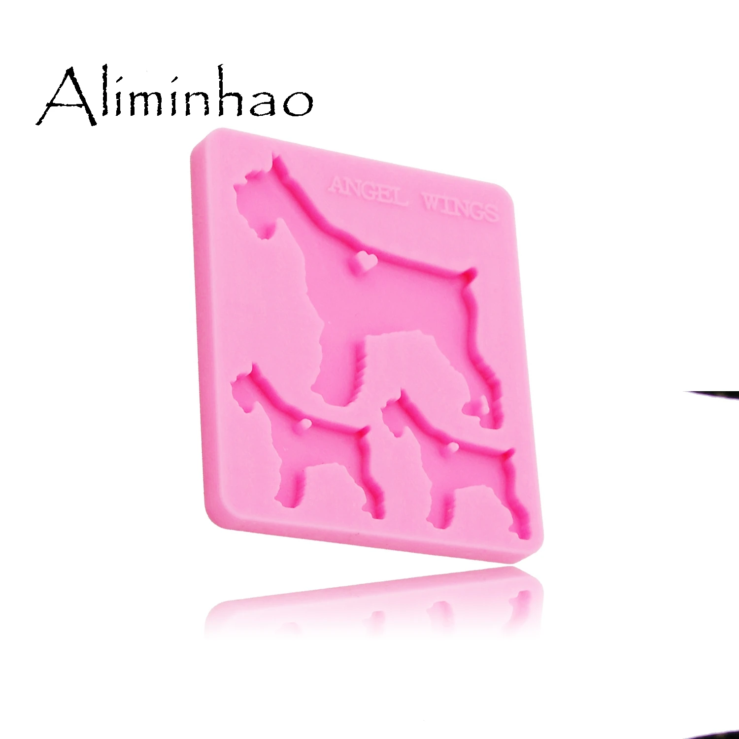 DY0165 блестящие силиконовые формы для семьи собак сделай сам эпоксидная форма