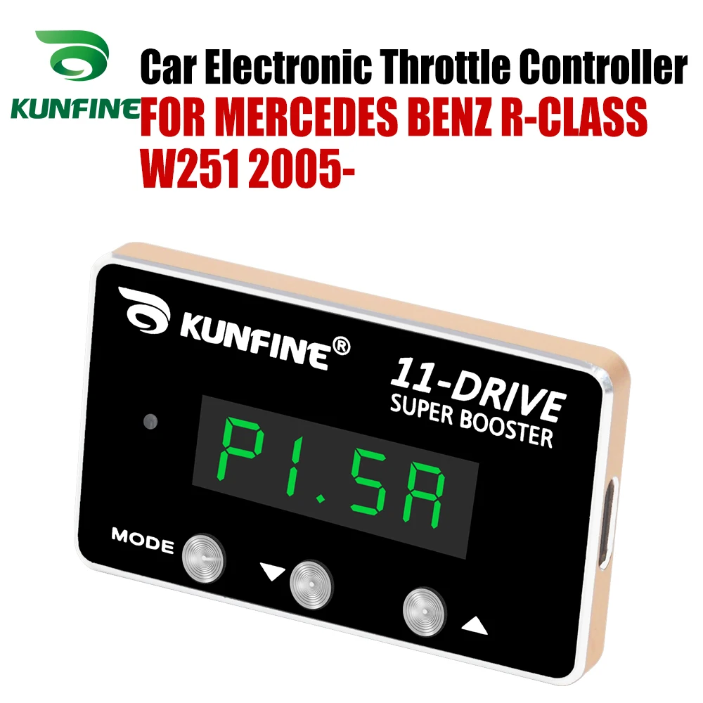 KUNFINE Car Electronic Throttle Controller Racing Accelerator Potent Booster For BENZ R-CLASS W251 2005-After Tuning Parts | Автомобили и