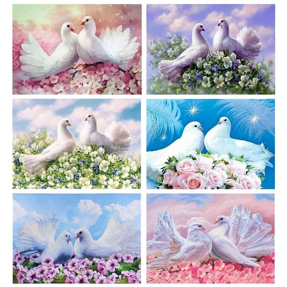 5D алмазов картина Peace Dove &quotсделай сам&quot Животные Алмазная вышивка крестиком на