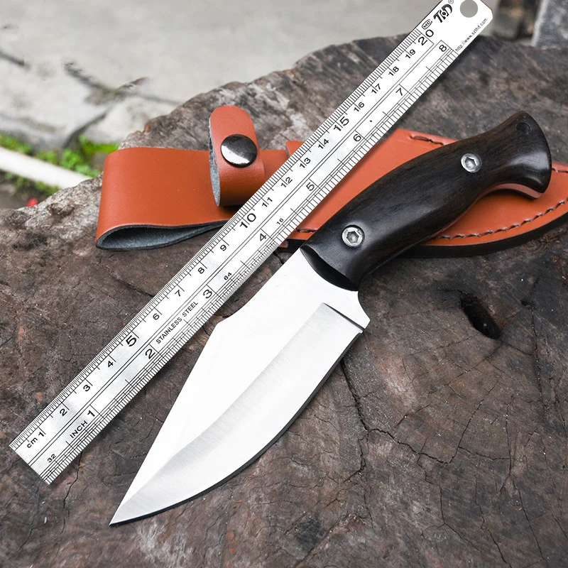 

Fixed Blade Knife G10 handle with high hardness steel blade Very sharp field survival knife outdoor tools