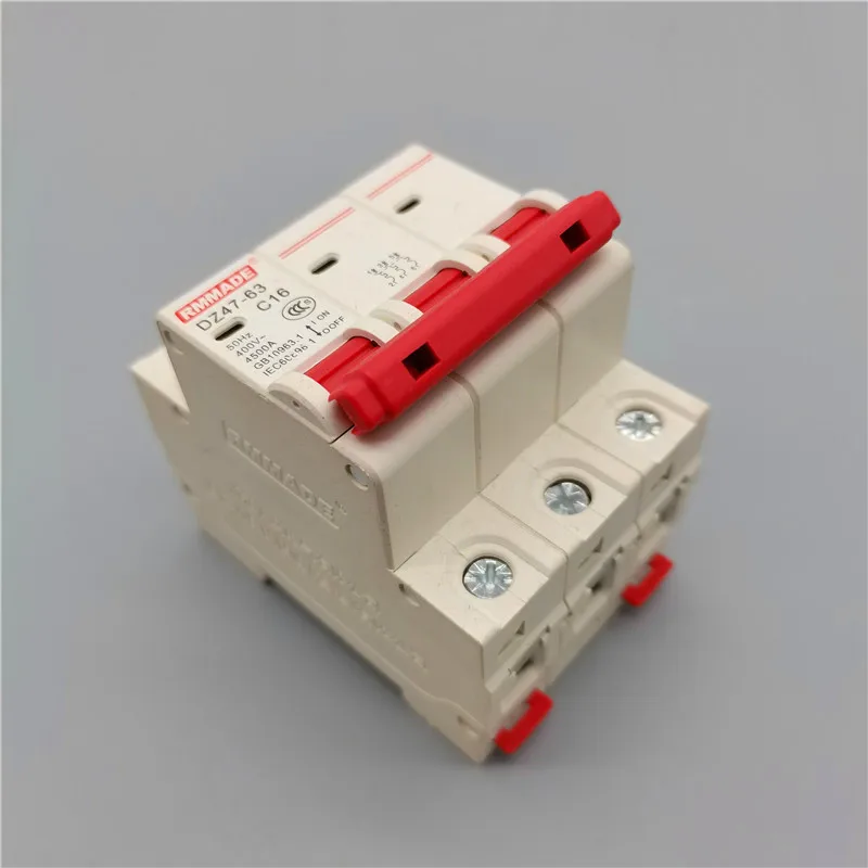 

Mini Circuit Breaker Cutout Switch Miniature Household Air Switch AC220V-400V DZ47-63 3P 6A 10A 16A 2P 20A 25A 32A 40A 50A 125A