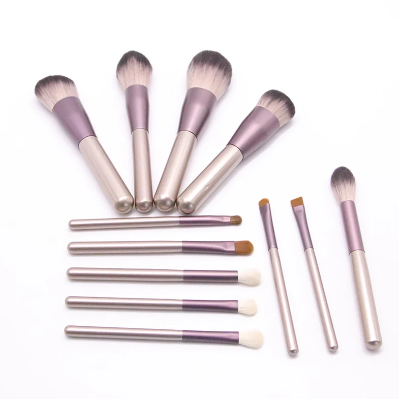 

Makeup Brushes Set Professional 12pcs Natural Synthetic Hair Brushes Foundation Powder Contour Eyeshadow Make up Brushes 2020