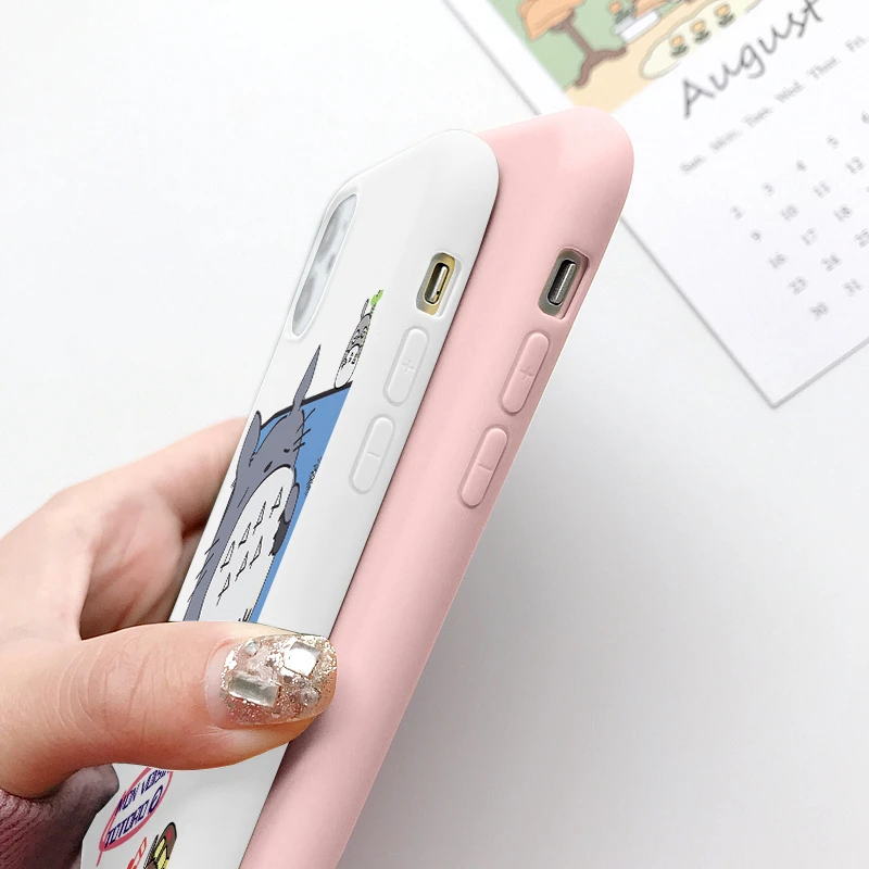 anime totoro spirited phone for xiaomi mi 11 10t lite poco x3 nfc f3 m3 redmi note 10 9 8 pro 7 10s 9s 9t 8t 9c 9a cover case free global shipping