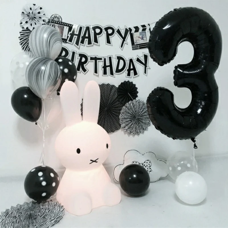 16/32/40 дюймов золотые серебристые розовые с цифрами фольгированные шары украшения