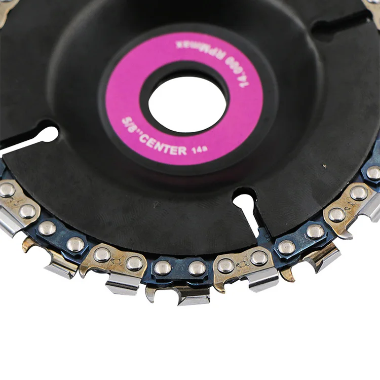 New 4 Inch Grinder Disc and Chain 22 Tooth Fine Cut Set For 100 115 Angle 5/8 Center Hole | Инструменты