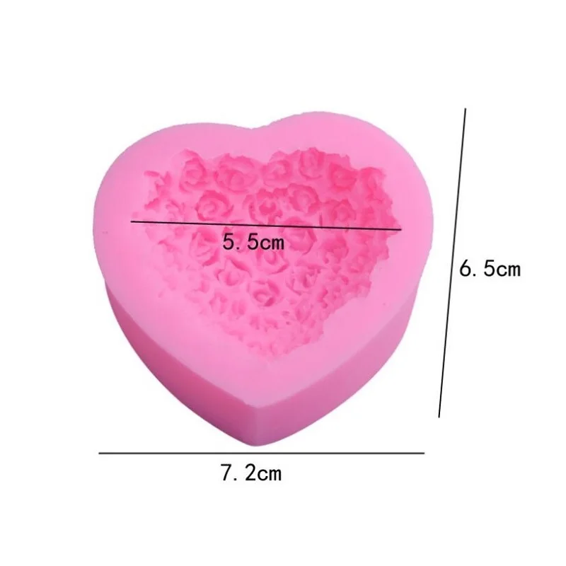 3D Цветочная Форма для помадки форма кексов желе конфет шоколада украшение