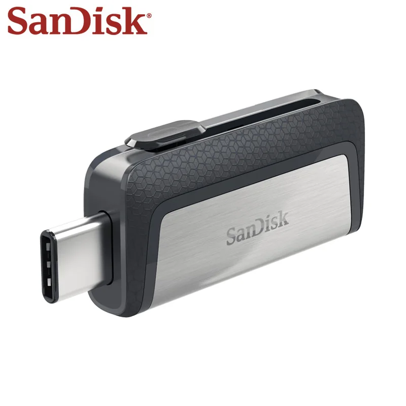 Двойной Флеш-накопитель SanDisk Ultra с USB 3 1 Type-C флеш-накопитель 32 ГБ 64 128 256 OTG флешка