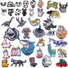 Милая нашивка в виде животного для одежды, вышивка утюгом, аппликация для шитья в виде кошки, аксессуары для одежды