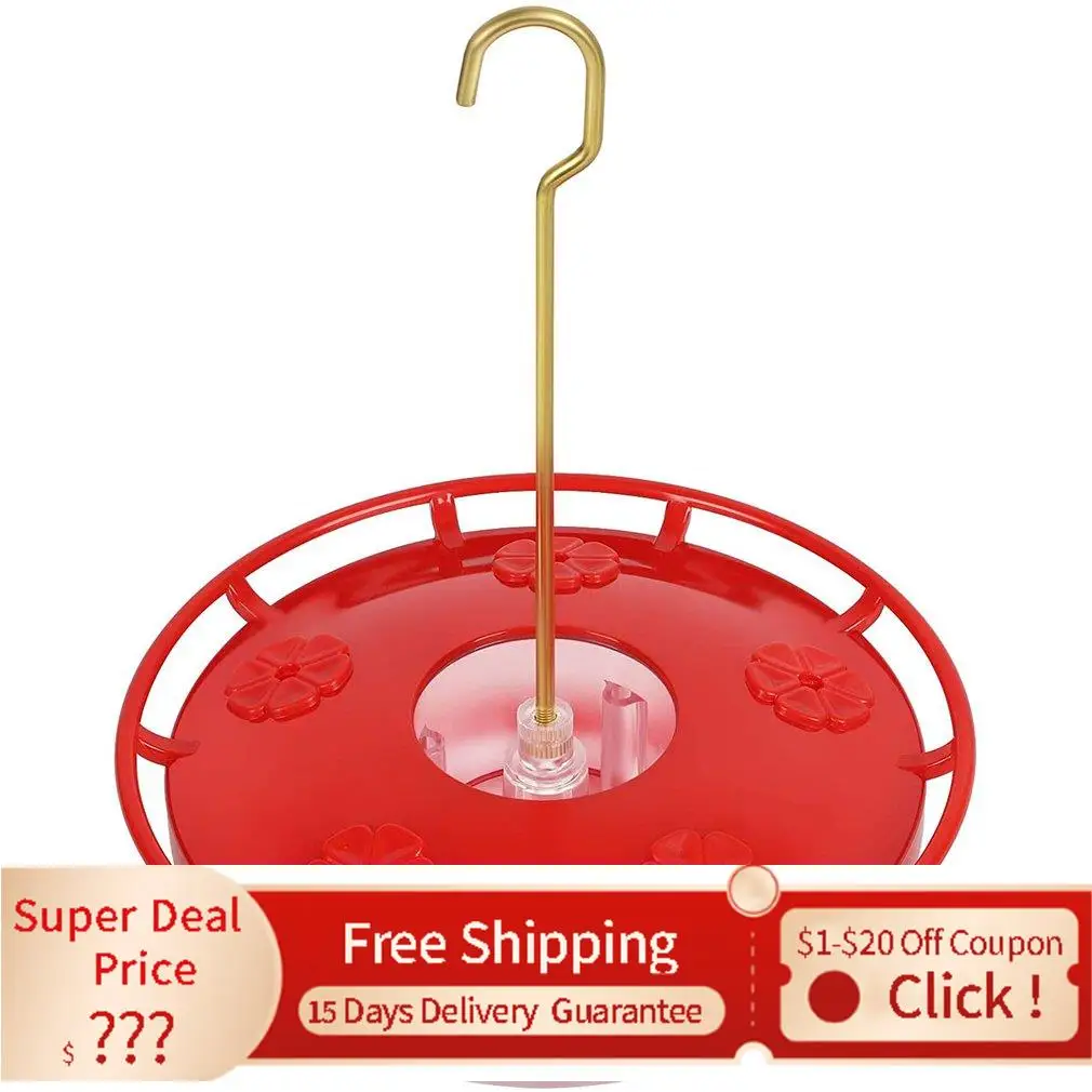 

Hummingbird Feeder with 5 Flower Feeding Stations for Outdoors Courtyard Bird Water fountain navidad новогодние украшения 2022