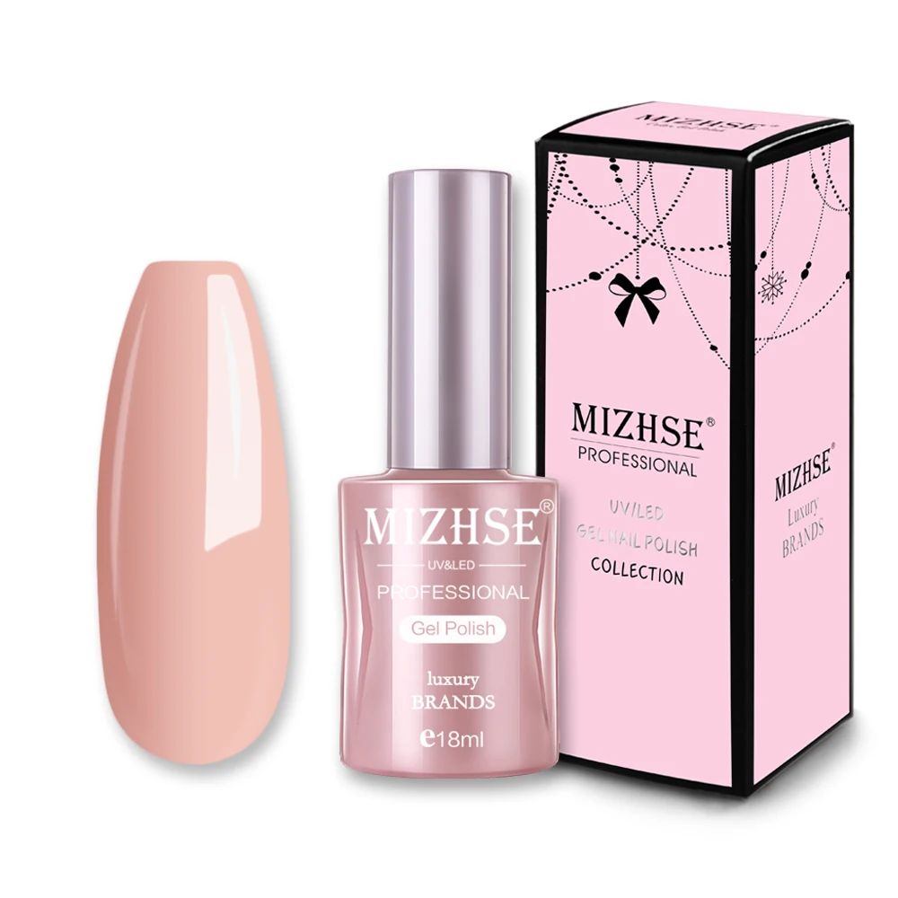 BBF004 MIZHSE 18 мл 1 шт. Гель-лак для ногтей Off White УФ-гель для ногтей Перманентный УФ-и светодиодный Гель-лак для ногтей - Цвет: BBF004