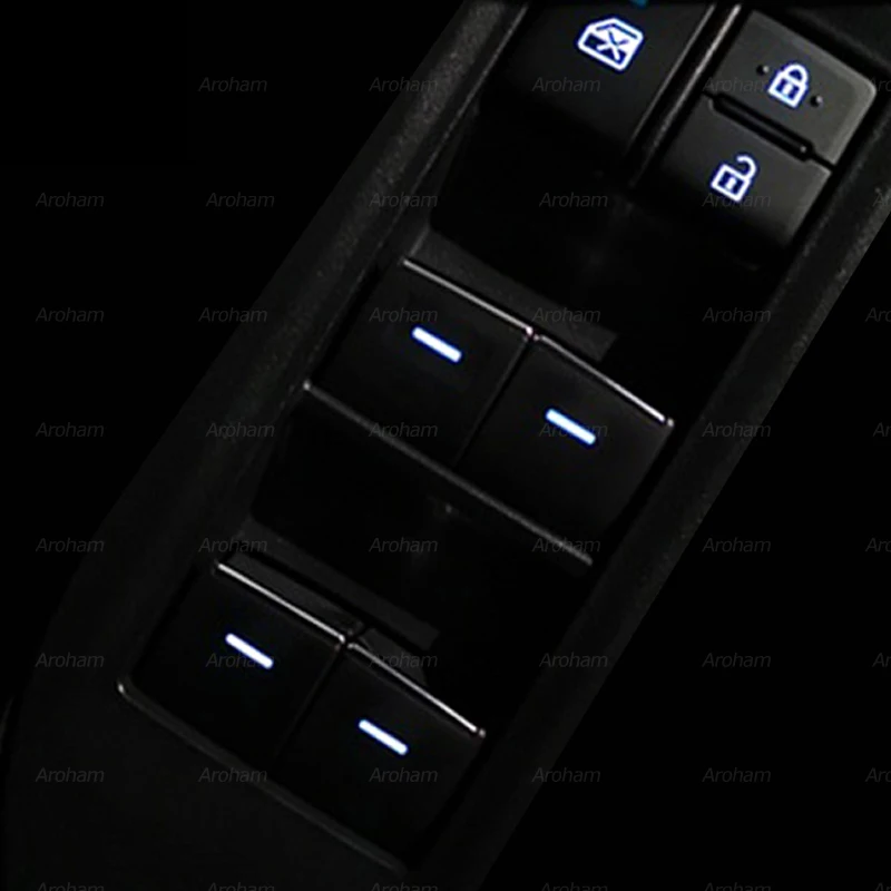 Обновленный светодиодный переключатель с подсветкой левого вождения для Toyota RAV4