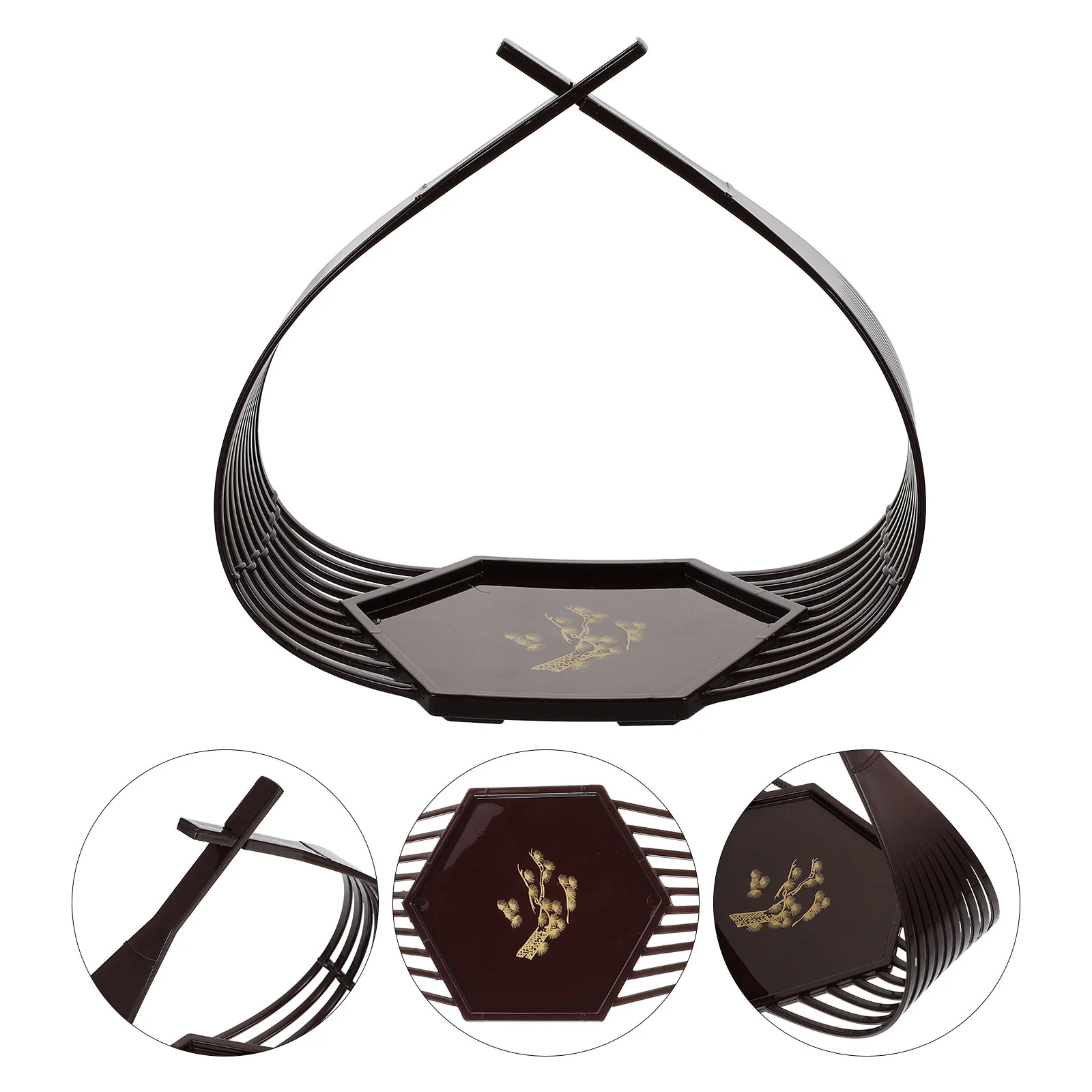 

1Pc Decorative Sushi Plate Fruit Holder Vegetables Organizer Sushi Sashimi Plate