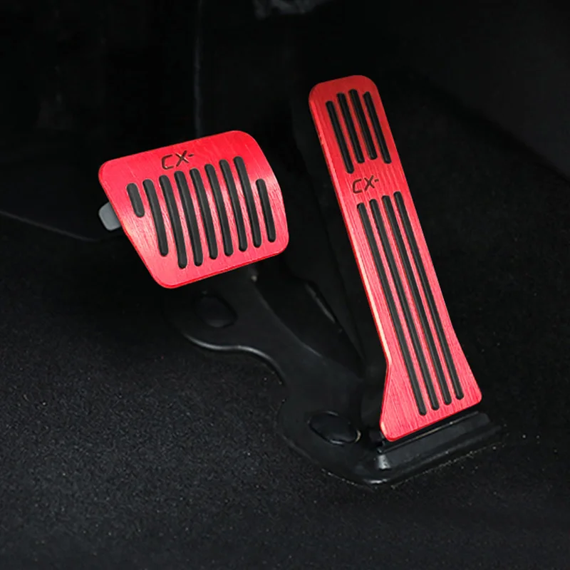 

Aluminum alloy brake and accelerator pedal cover, clutch pedal modification decoration for Mazda CX-5 13 14 15 16 17 18 19 2020