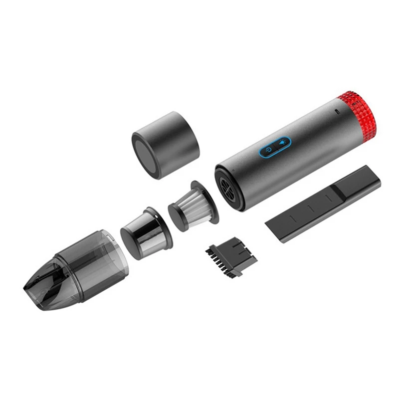 

Cordless Handheld Vacuum Cleaner with Flashlight Strobe Light for Car Home, V6