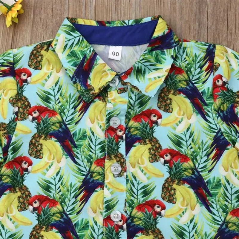 Летние комплекты одежды для маленьких мальчиков повседневные пляжные футболки с