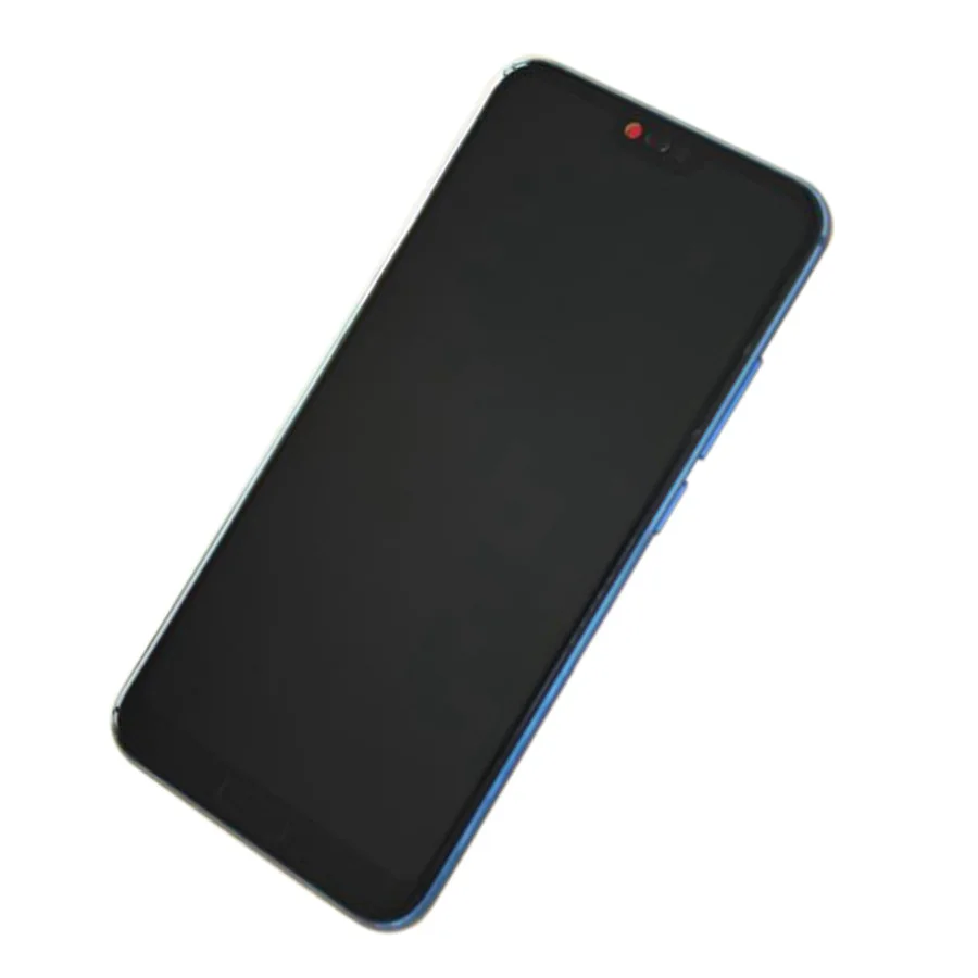Дисплей для huawei Honor 10 ЖК-дисплей сенсорный экран дигитайзер для huawei Honor 10 ЖК-экран с рамкой+ датчик отпечатков пальцев