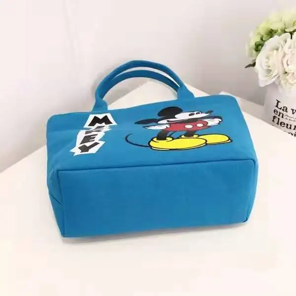 Женская Холщовая Сумка Микки Маус сумки для женщин 2019 женская сумка через плечо