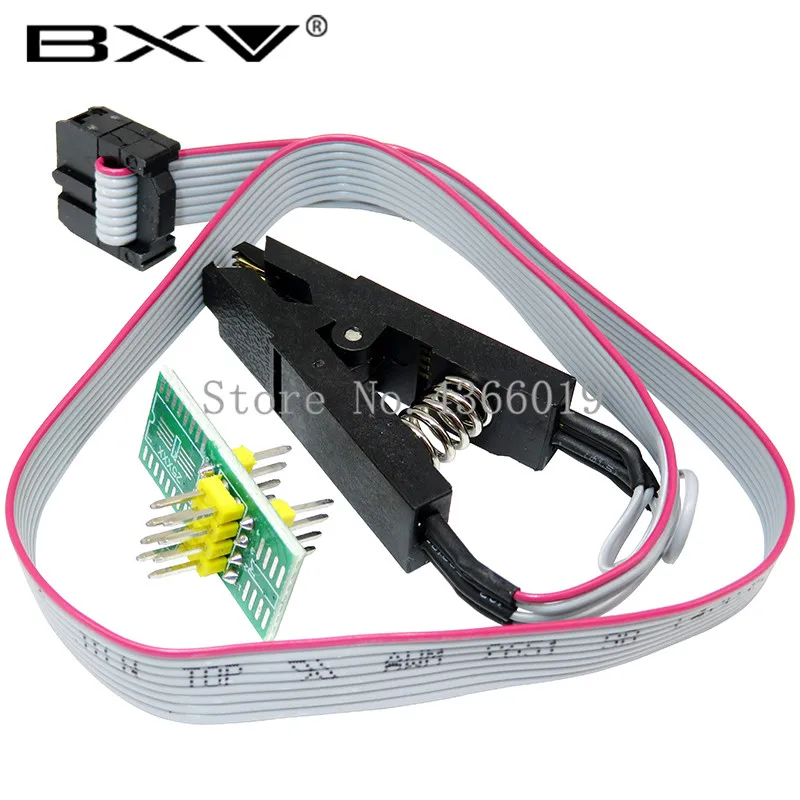 CH341A CH341 24 25 серия EEPROM Flash BIOS USB программатор модуль + SOIC8 SOP8 тестовый зажим для 93CXX /