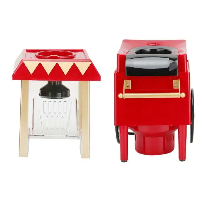 

Pipoqueira Eletrica Machine for Popcorn Red Retro Model Automatic Popcorn Machine Household Corn Popper for Party Birthday