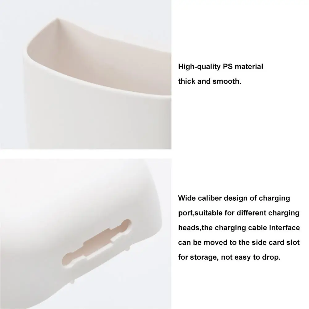 

Wall Mounted Holder Phone Charging / TV Remote Controller Universal Storage Box Rack Organizer for Bedroom Living Room