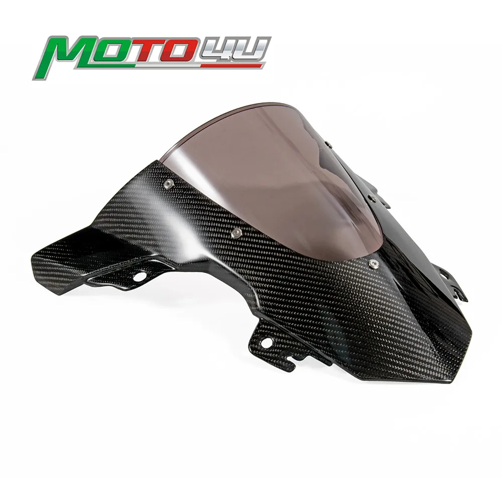 УГЛЕРОДНЫЙ экран для переднего ветрового стекла мотоцикла защита экрана на