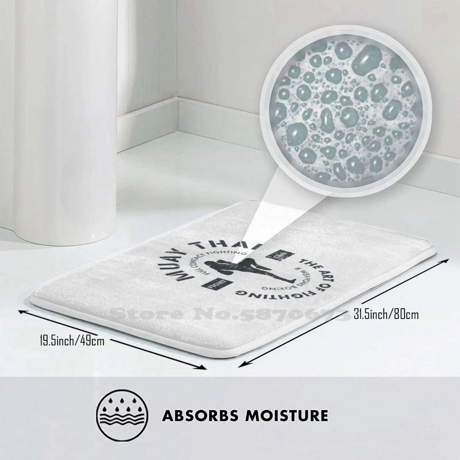 Боксерские подарки Muay Thai для боевых искусств дверной коврик ног домашний муай