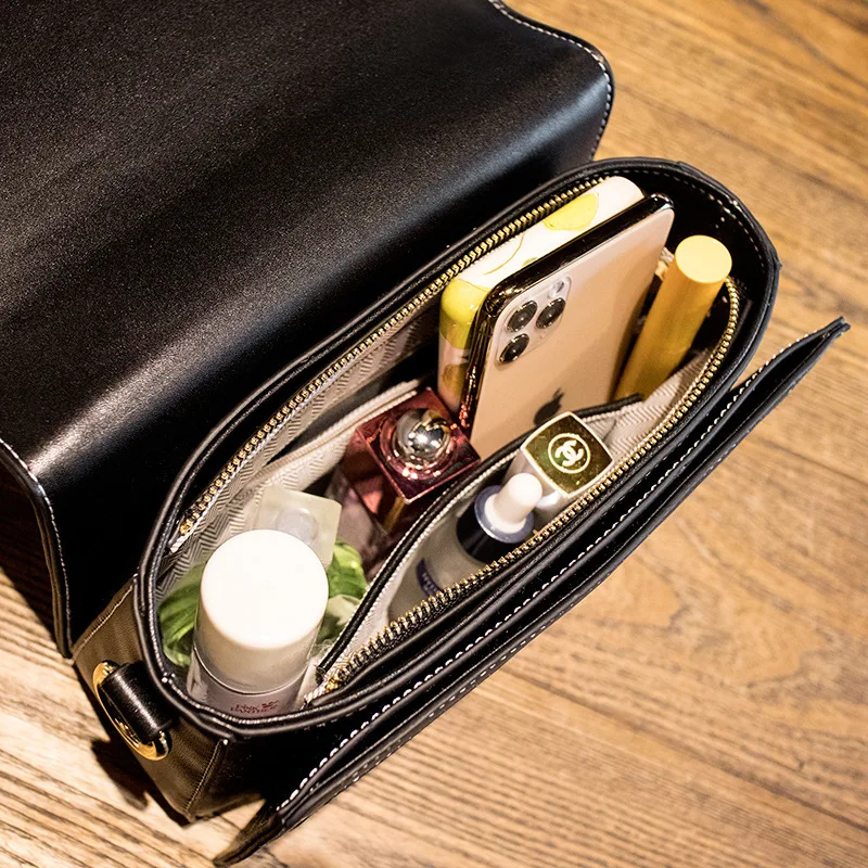 

Textured Luxury bag female 2021 new trendy net fashion small square bag single shoulder chain messenger bag