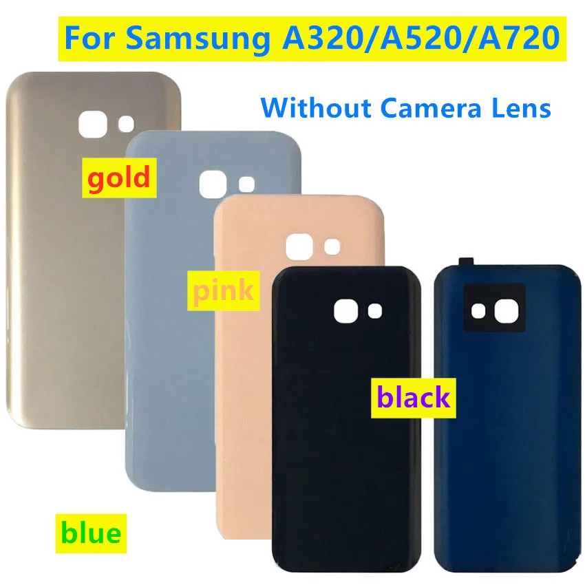 Задняя крышка аккумуляторного отсека для Samsung A3 A5 A7 2017 A320 A520 A720 A320F A520F A720F задняя