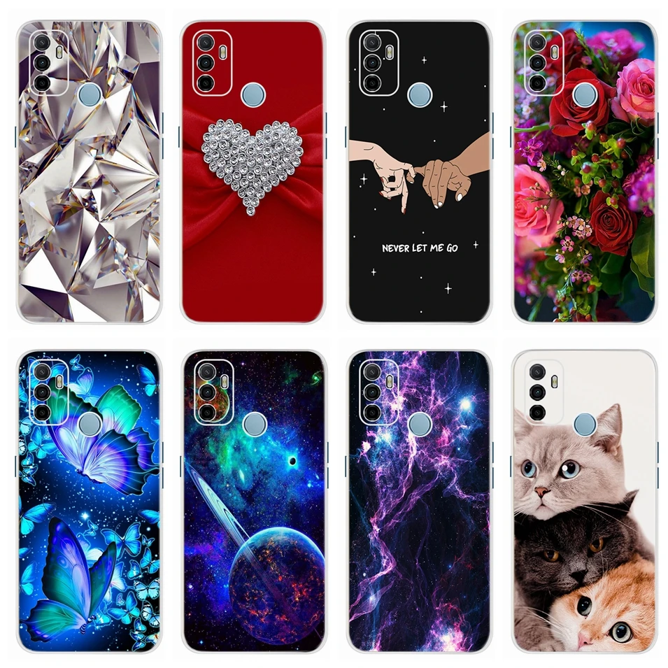 Силиконовый чехол для OPPO A53 прозрачная задняя крышка из ТПУ A53s A 53 s CPH2127 CPH2139 мягкий