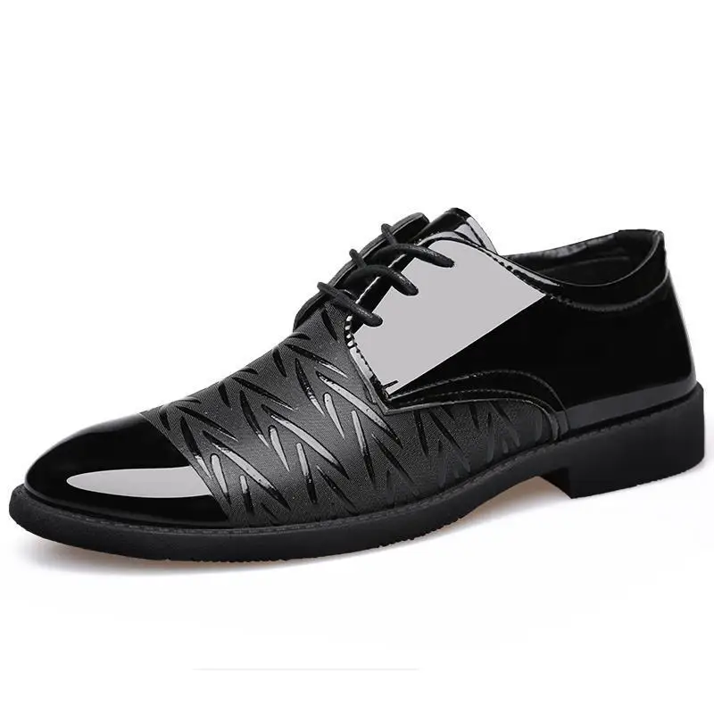 

2021 Spring Autumn New British Style Male Leather Casual Shoes Designer Design Solid Slip-on Rubber Shoes Soft Breathable