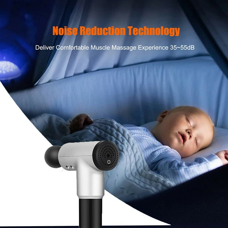 

Muscle Stimulator Massage Vibrating Deep Relaxation Therapy Fitness Exercise Pain Relief Electric Massager for Body (US Plug)