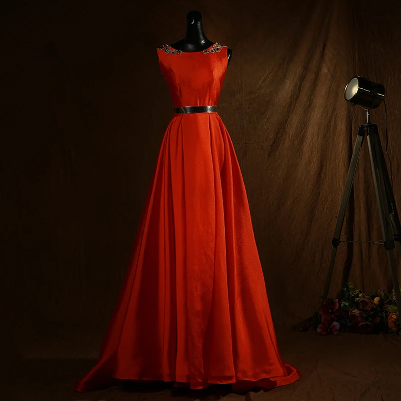 Vestidos сексуальное прозрачное вечернее платье с открытой спиной 2016 Красное