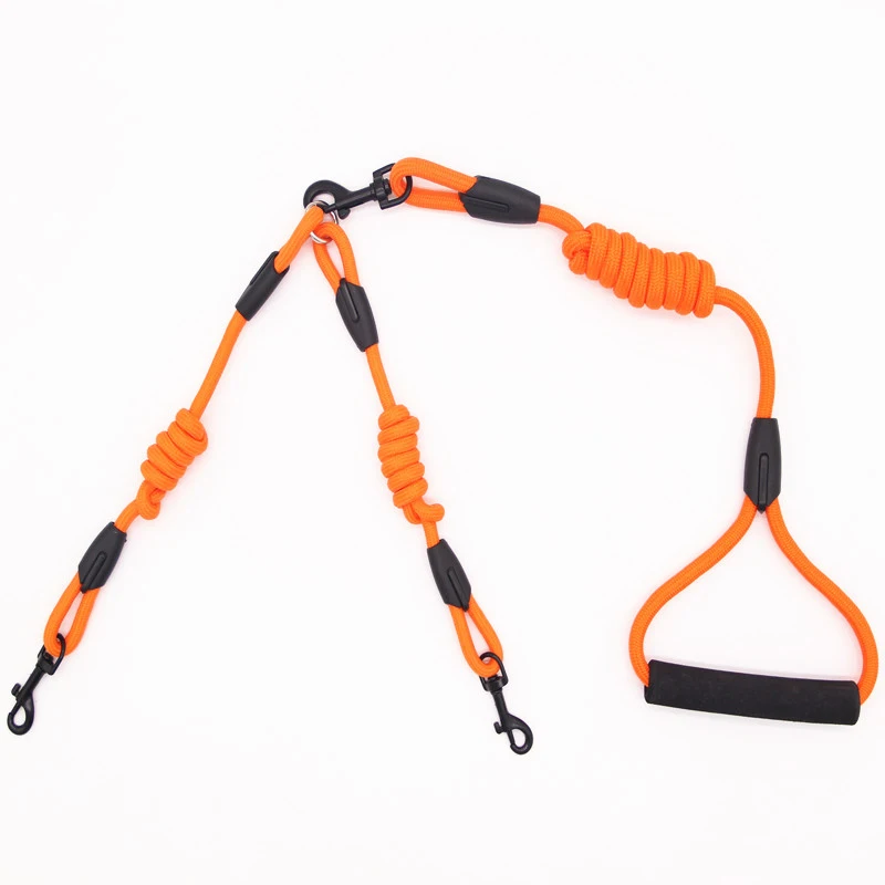 Only rope OG Walk 2, две собаки, один поводок, нейлоновый, без запутывания, поводок для собак и кошек, для бега или тренировки, ошейник или шлейка - Цвет: Only rope OG
