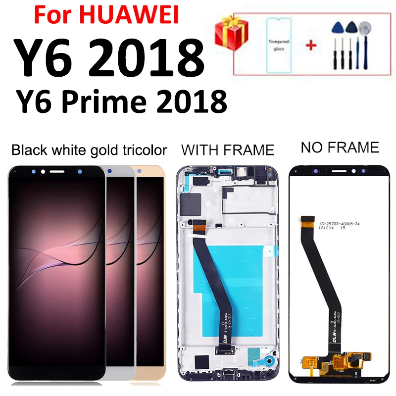 ЖК дисплей для Huawei Y6 2018 дигитайзер сенсорного экрана Prime экран ATU L11 L21 L22 LX1 LX3 L31