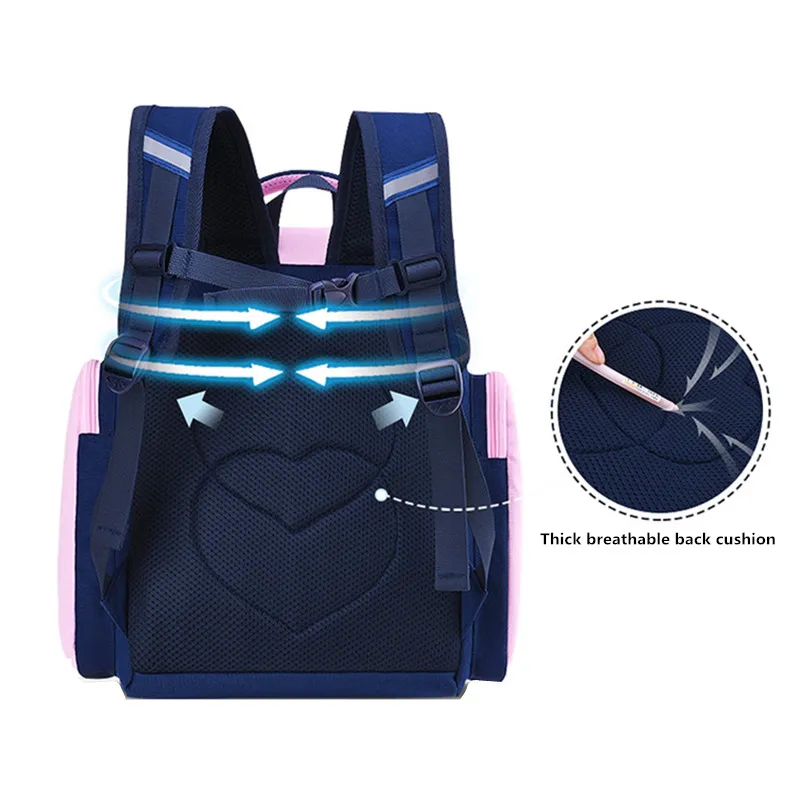 Детские школьные ранцы OKKID для девочек милые Водонепроницаемые рюкзаки с