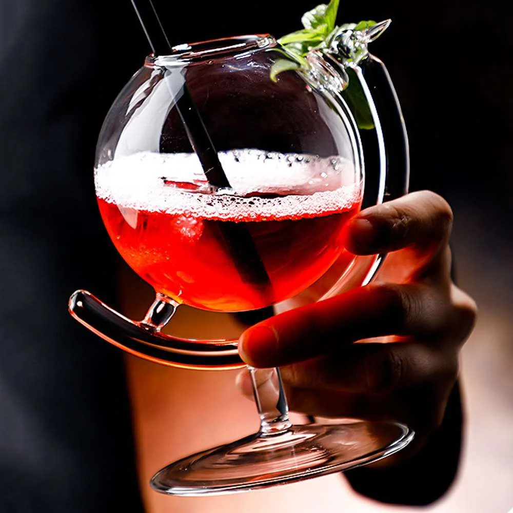 

ew Internet Celebrity Popular Cocktail Cup Bar Party DIY Mix Wine Glass Special Restaurant Food Drinks Glassware Container