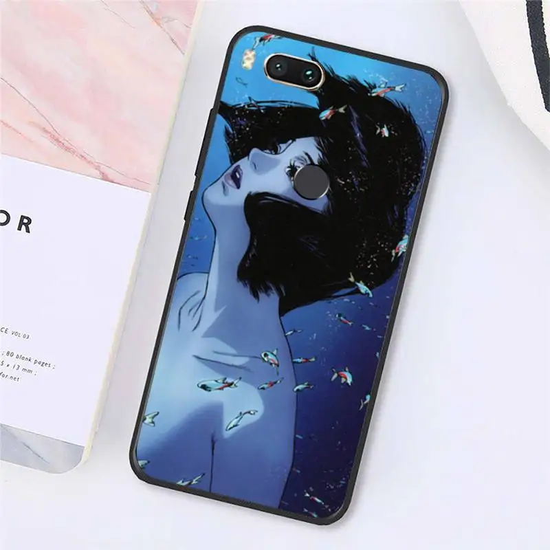 

Perfect Blue Anime Phone Case For Xiaomi Redmi note 7 8 9 t k30 max3 9 s 10 pro lite Luxury brand shell funda coque