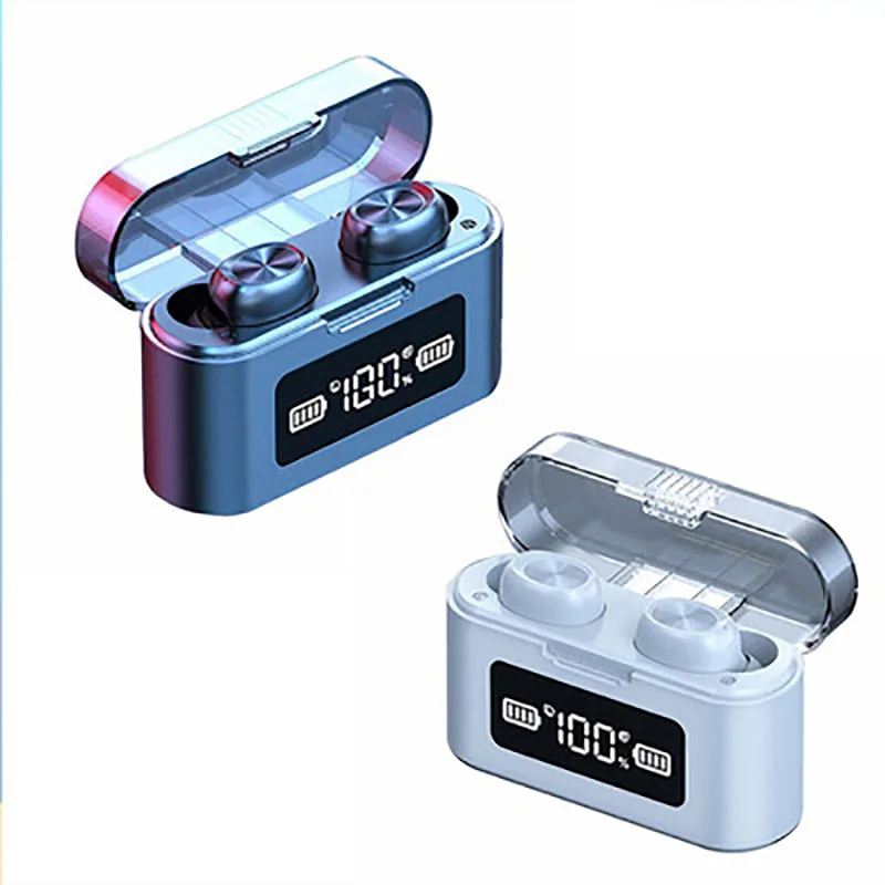 

Bluetooth 5.0 Earphone Wireless Bluetooth Stereo Microphone Sports Waterproof Touch Control Music Earbuds For Phone