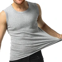 3pcslot man breathable soft cotton basic sleeveless tank vest undershirts underwear mens o neck under shirt good quality