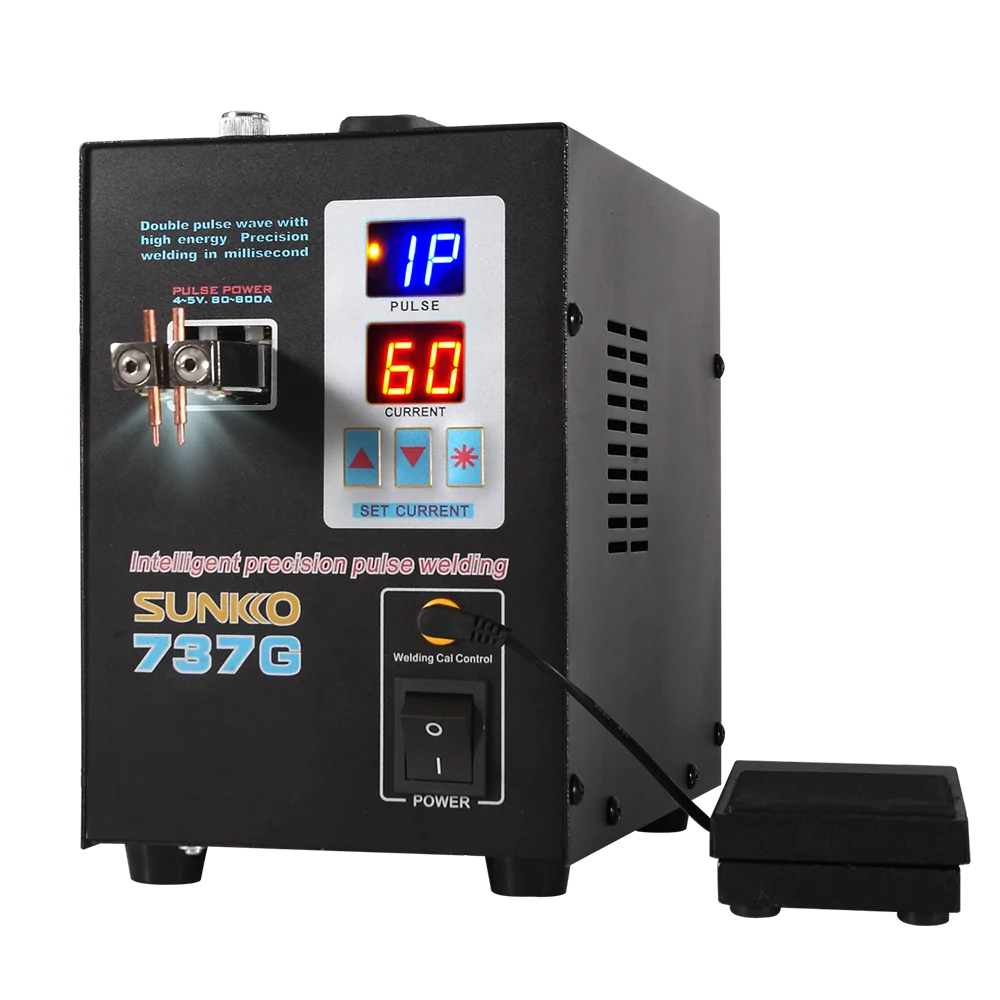 

737G 110V 220V mini portable spot welding machine for battery pack welding