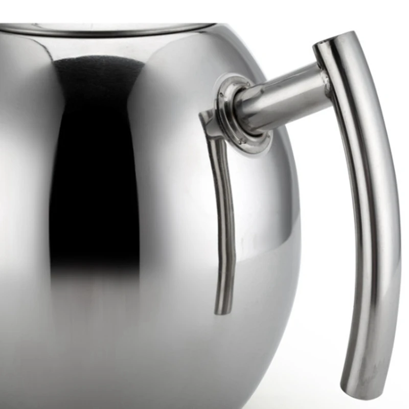 

2L Stainless Steel Teapot with Tea Strainer Teapot with Tea Infuser Teaware Sets Tea Kettle Infuser Teapot for Induction