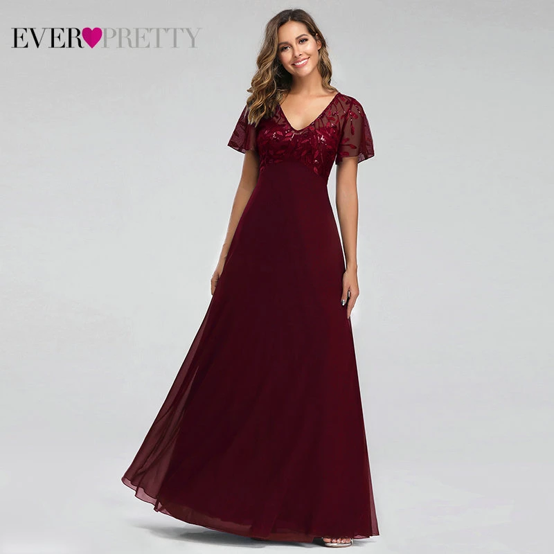 

Mother Of The Bride Dresses Ever Pretty Elegant Navy Blue A-line Short Sleeve Chiffon Lace Embroidery Party Gowns For Wedding